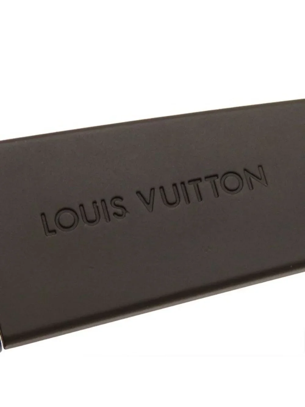 Louis Vuitton Sunglasses LV Waimea L Acetate Chocolate Brown Gold LV Signature